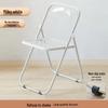 Acrylic Transparent Chair for Photos - Stylish, Portable, Light Luxury Coffee & Dining Chair, Ins Style.