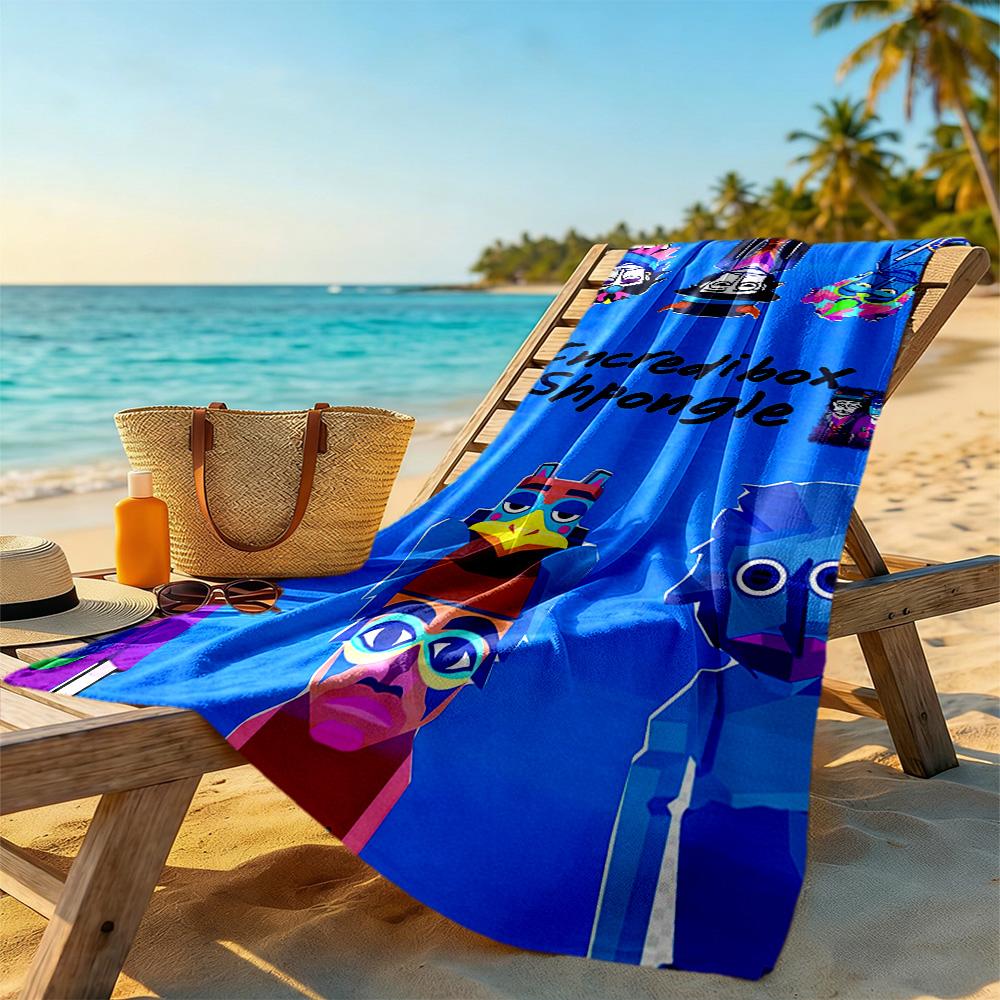 Incredibox Beach Towel Quick-Dry Soft Microfiber Comfortable Lightweight
