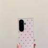 New 2026 Cute Kawaii Polka Dot Phone Case For Samsung Galaxy Z Fold 7 6 5 Foldable Shockproof Protective Cover For Girls