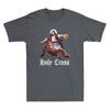 Crossover Basketball Holy Cross Satan Jesus Funny Graphic Vintage Unisexs Tshirt