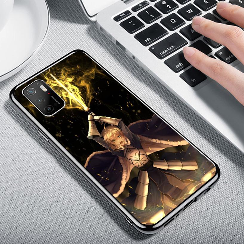 Fate Zero Stay Night Saber Phnoe Case for Xiaomi Poco X5 X6 X7 Pro X4 Gt F7 Ultra M8 M7 Redmi 15C 15 13C 13 12C 12 Unique Cover