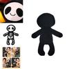 Funny Halloween Skull Bob Plush Toy For Boys Cute Doll Gift Birthday Present