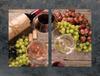 SZKLANA PŁYTA OCHRONNA DO KUCHNI 2x35x52 WINO