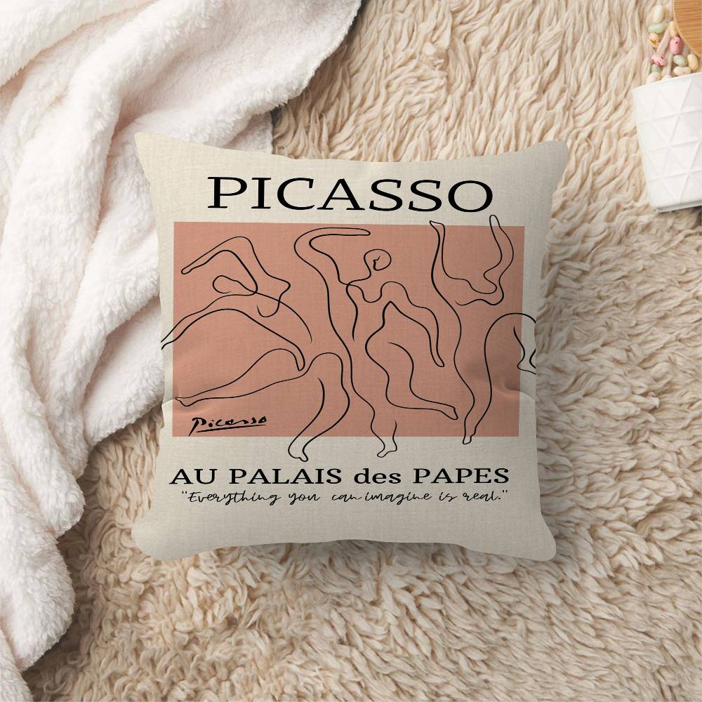 P-Picasso Woman Pillow Cover Sofa Cushion Cover Home Room Decoration Children Gift
