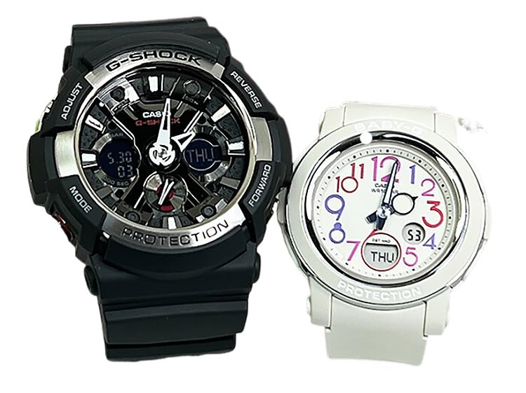 

[Casio] CASIO Pair Watch G-SHOCK G-Shock BABY-G Baby G Ana-Digi Battery Operated Genuine Pair Case Set of 2 GA-200-1AJF BGA-290PA-7AJF Watch