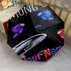 1 PC Automatic Folding Umbrella - Among Us Custom Name Pattern, Portable & Foldable Design with 8 Ribs, Christmas Birthday Gifts