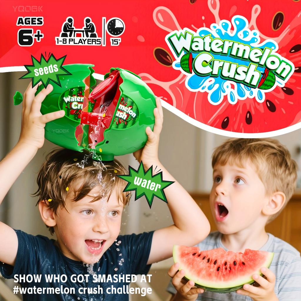 Watermelon Crush Game, Weird stuff" Don't Crack The Watermelon" Fun Watermelon Game for Kids and Adults, Authentic Prank Board Game
