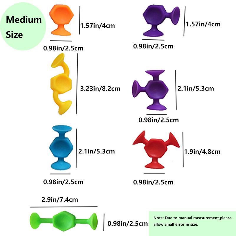 Multicolored Sucker Toys,Building Blocks Pop Suction Cup Toy,Construction Set,Parent-child Interactive Game,Gift for Kids