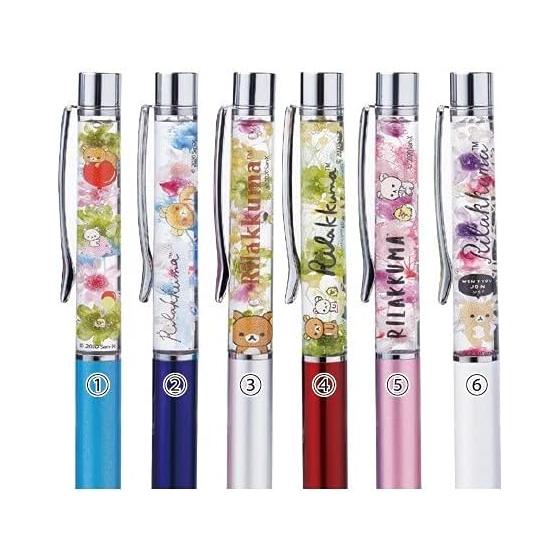 Rilakkuma Herbarium Ballpoint Pen Standard 0.5mm Black Preserved Flower Dried Flower Acro Ink BRFS-10EF