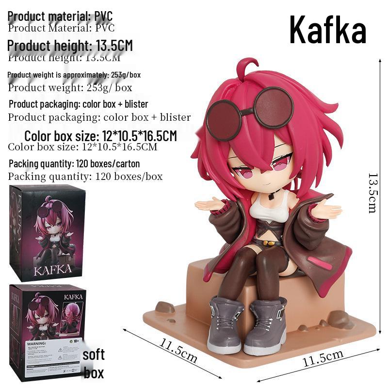 

Фигурка Кафки в сидячей позе Q-Version из Honkai Star Rail