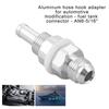 AN6 Male To 5/16 Inch Barb Fuel Hose Adapter For Automotive Fuel System Built Of 6061 Aluminum