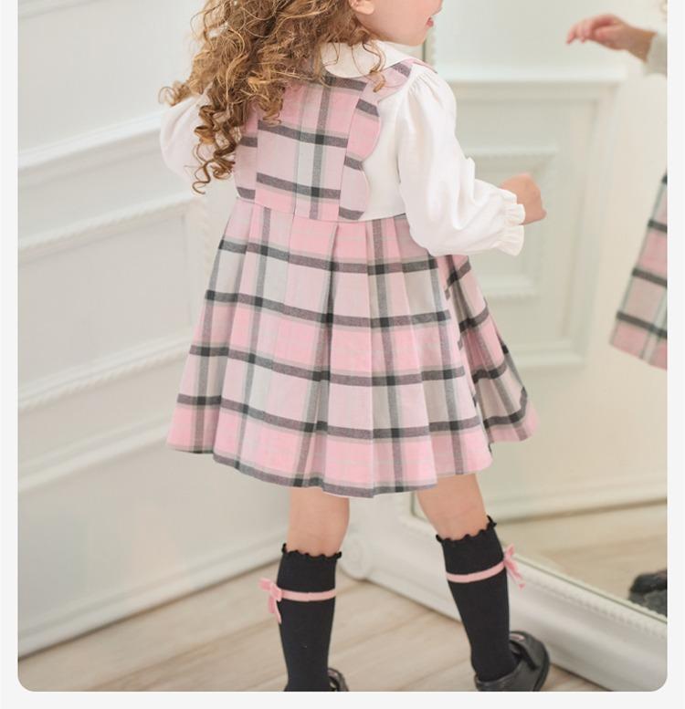 Davidella Children's Plaid Dress