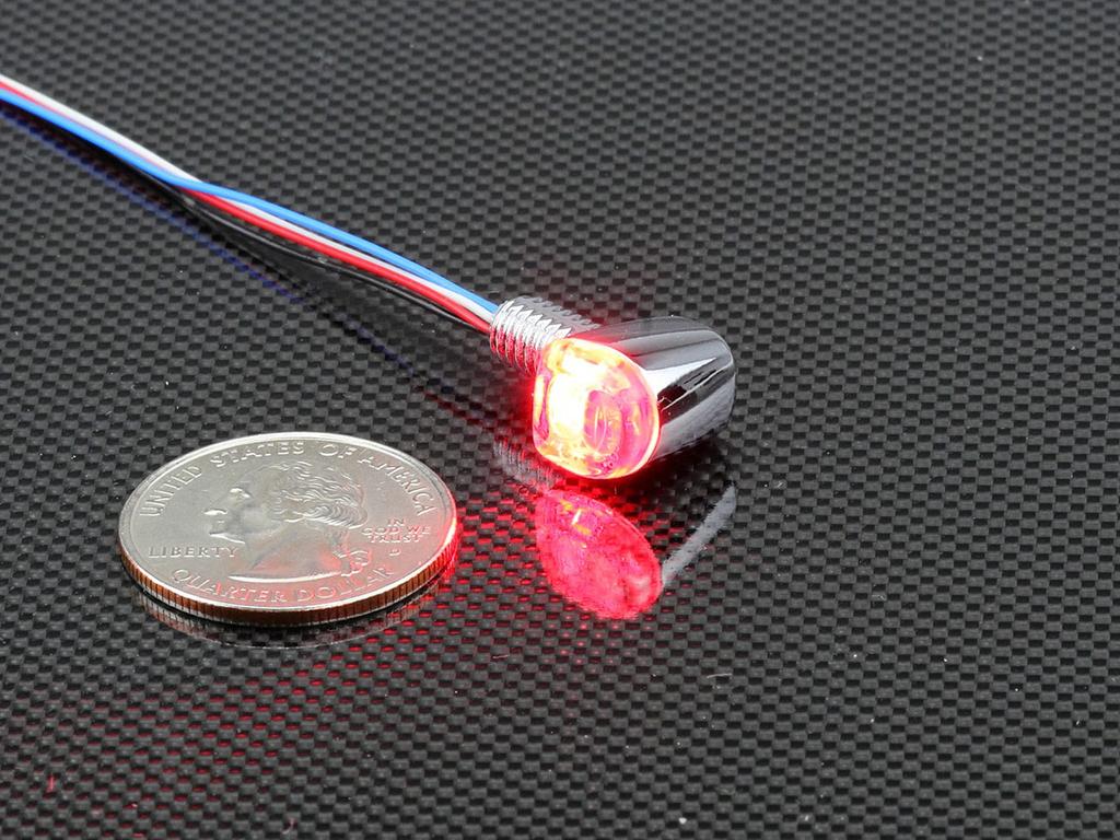 Kijima Motorradteile Nano Blinkerlampe Ultra Klein Kombination