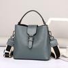 Cowhide Women's Bag Single Shoulder Crossbody Women's Bag Bucket Bag Design Fashionable Large Capacity