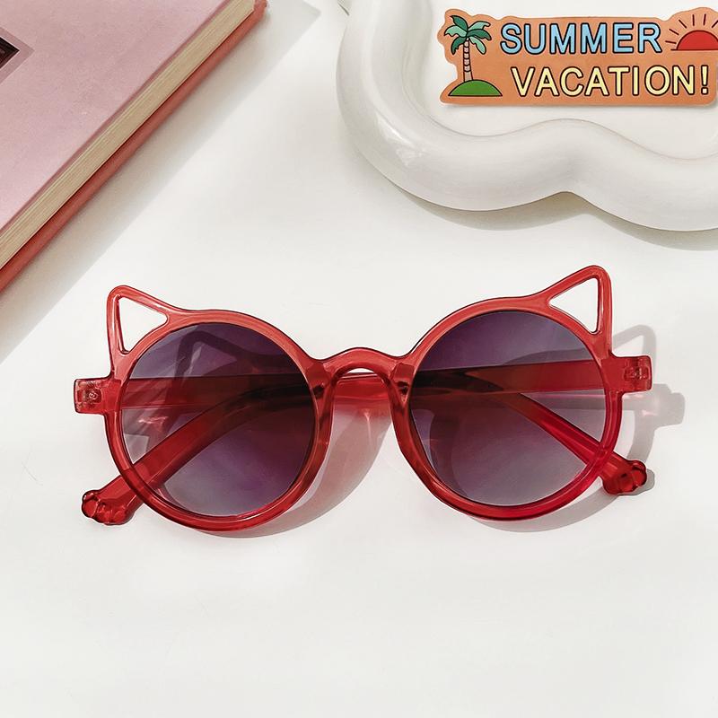 Children Cute Animal Cartoon Vintage Rimless Polarized Sunglasses Boy Girl Outdoor Sun Protection Glasses Kids UV400 Sunglasses
