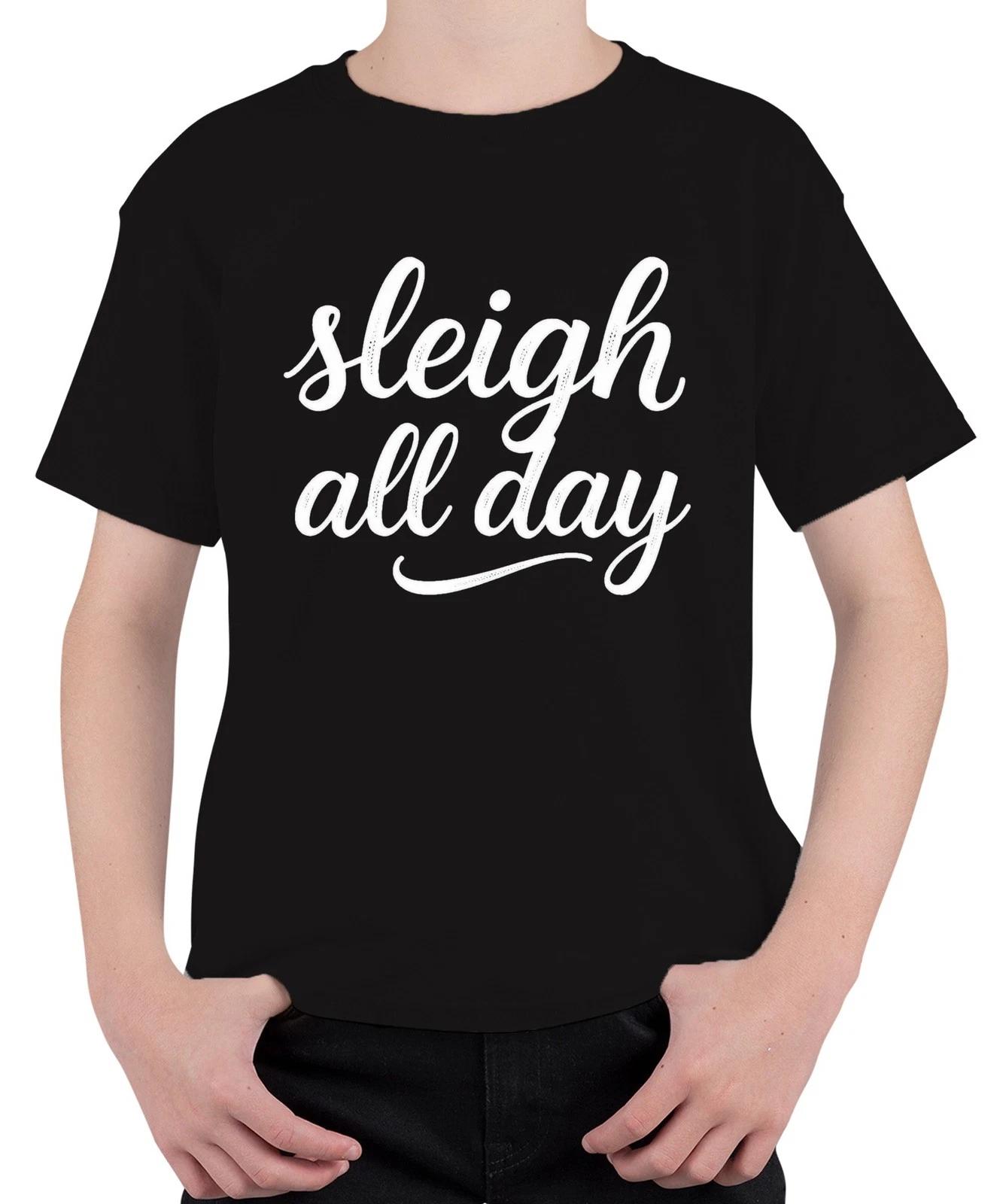 sleigh all day Weihnachten Weihnachtsmann Rentier Advent Christki Unisex Kinder M
