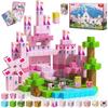Blue Castle Magnetic Cube Building Blocks - 3D Educational Montessori Toy