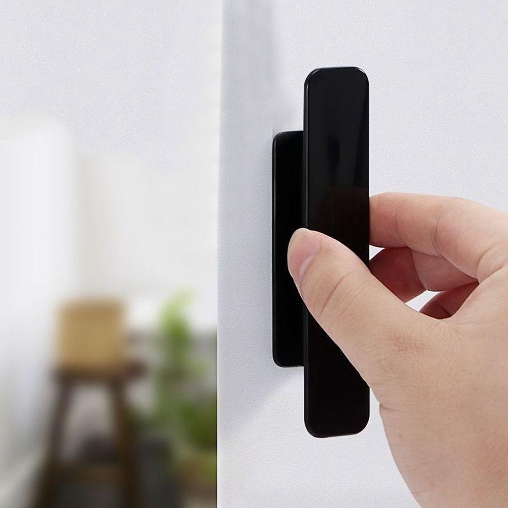 Transparent Door Handle Self-Adhesive Door Handlebar Fashion Door Knob Cupboard