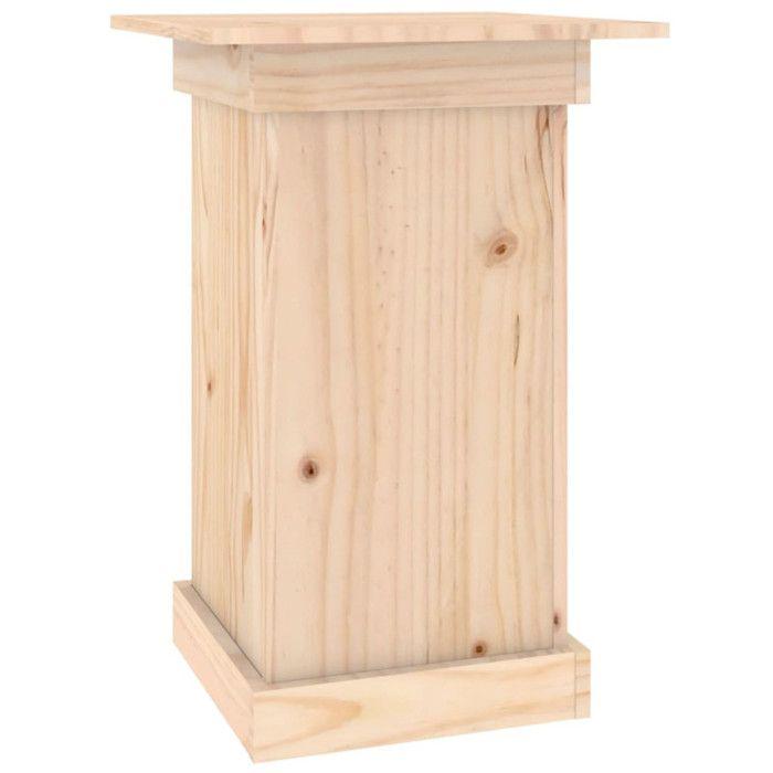 VidaXL Flower Stand 40x40x60 Cm Solid Pine Wood 823629