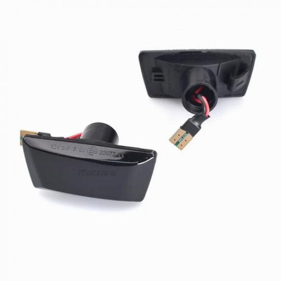 Vauxhall ignia Side Indicators Set LED Dynamic Black 08-16 Repeater Pair