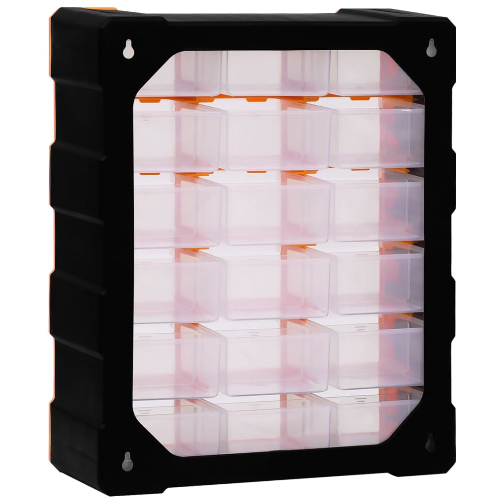 Multi Drawer Organizer 18 Drawers 38 x 16 x 47 cm
