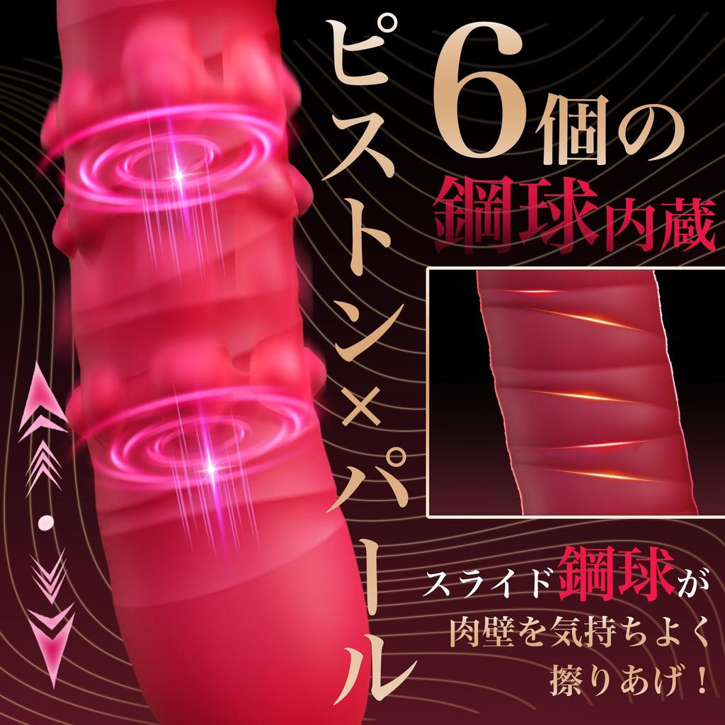 Beware of steel Vibrator for Piston Popularity Adult for Women Types of Ring Rotating Piston Vibration 12 Types of Hitting Warm Adult Medium for Bye