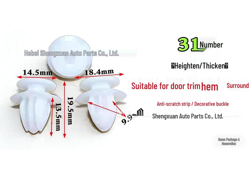 Universal Nylon Door Panel & Trim Fixing Clip for Cars