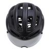 Bike Helmet with Magnetic Photochromic Goggles PC EPS Windproof Impact Proof Lightweight Breathable Cycling Helmet for Men Women Matte Black