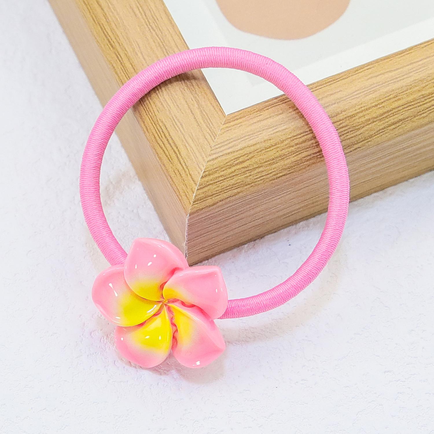 

Girls Elastic Hair Ties Flower Hairbands Ponytail Holder Headbands Kids Floral Scrunchies Women Hair Accessories