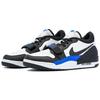Jordan Legacy 312 Slip Resistant Abrasion Resistant Low top Vintage Basketball Shoes Men's Black White Blue CD7069-114(TeamTen-)