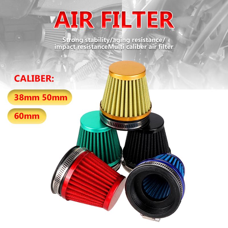 Motorrad Vergaser Zubehör Universal 38mm 48mm 58mm Luftfilter Reiniger Für 50cc-250cc Roller Motocross Pit Dirt Bike ATV