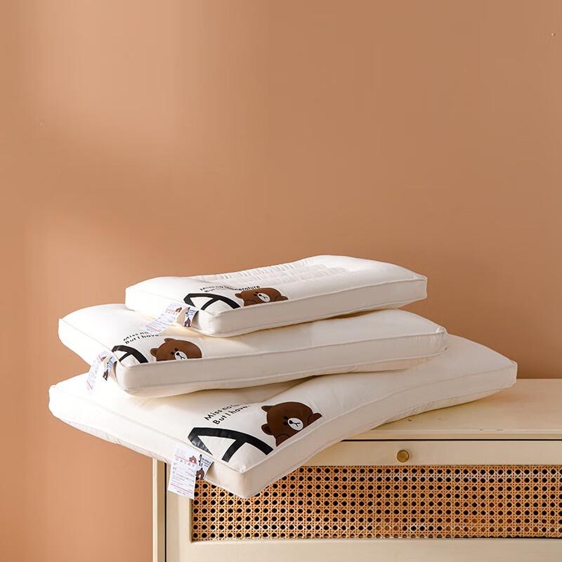 Lishin Adult Feather Silk Cotton Pillow