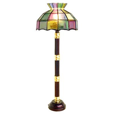 Moin Moin Miniature 16 1:6 112 1:12 Scale Really Lighted Stand Lamp Floor Light Wirelessdoll Furniture Dollhouse Stained Glass Accessories 2502mini66