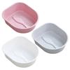Soft Plastic Foot Bath Basins Ergonomic AntiSkid Texture Foot Bath Tub Ideal For Elderly Kids Family Easy To Clean