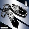 Zinklegering Leer Auto Sleutelhoesje Nissan Qashqai Juke X-Trail Patrol Note Leaf Altima Maxima Murano Tiida Teana Rogue Sentra