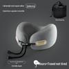 Collapsible Memory Foam U-Shaped Travel Pillow for Airplanes - Neck and Cervical Spine Support