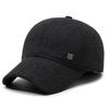 Men'S Hat Middle-Aged And Elderly Thickened Ear Protector Warm Cap Outdoor Woolen Cold-Proof Dad Cotton Hat