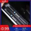 BABC1 For BMW Car Door Carbon Fiber Sill Protector Stickers For BMW E91 E30 E34 E53 E61 E62 E93 G30 G20 G05 G11 E48 Series i3 i4 G07