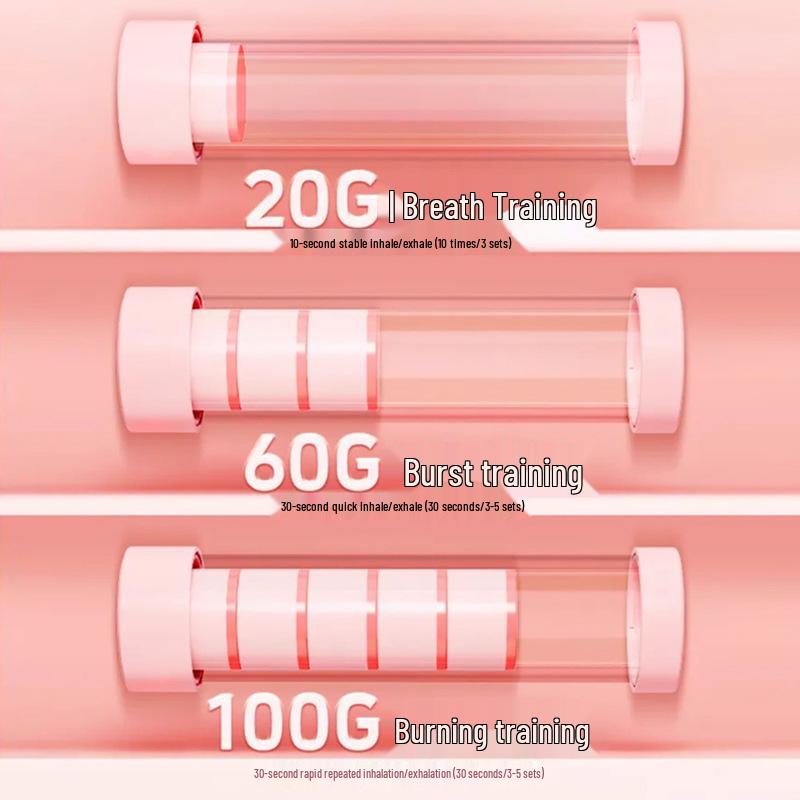 Adjustable Weight Dumbbell for Core Strength and Lung Capacity Enhancement