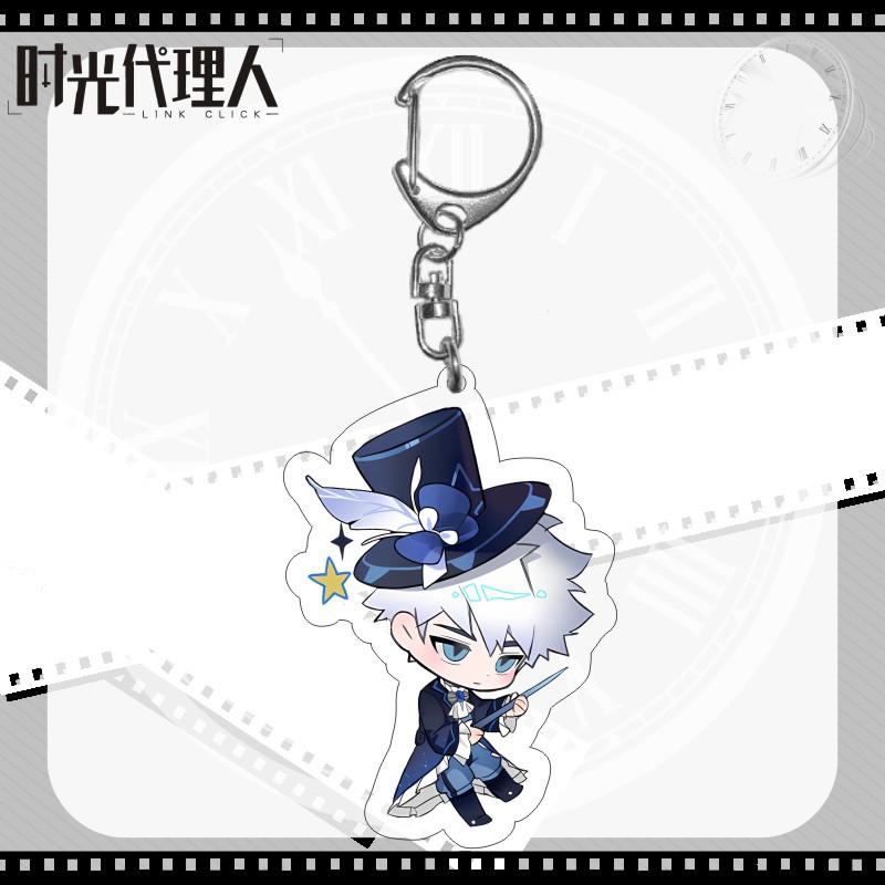 6CM Anime Link Click Shiguang Daili Ren Cosplay Schlüsselanhänger Cheng Xiaoshi Lu Guang Acryl Figur Anhänger Schlüsselanhänger Geschenk für Fans