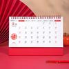 Chinese Style 2026 Desk Calendar Traditional Standing Flip Calendar  Spring Festival