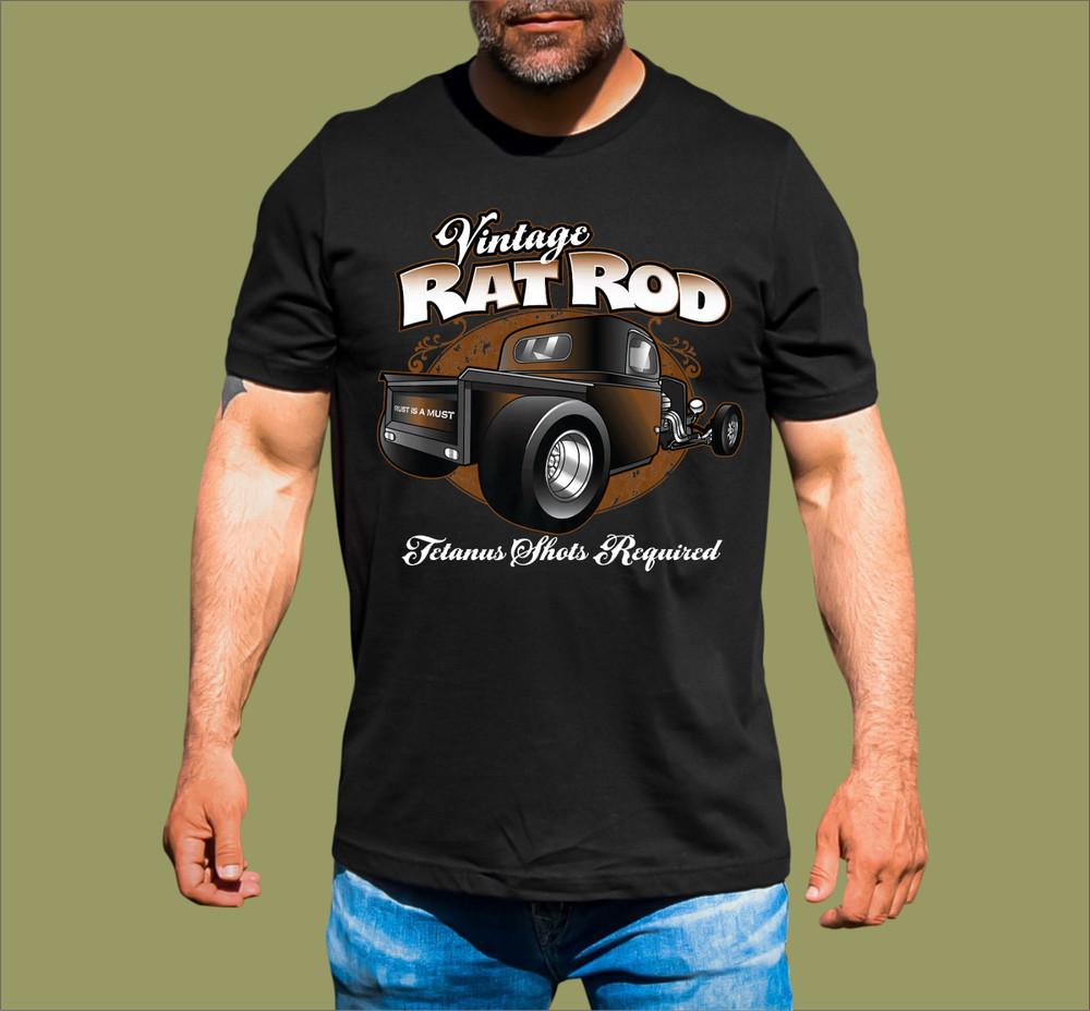 VINTAGE RAT ROD KOSZULKA Unisex Koszulka