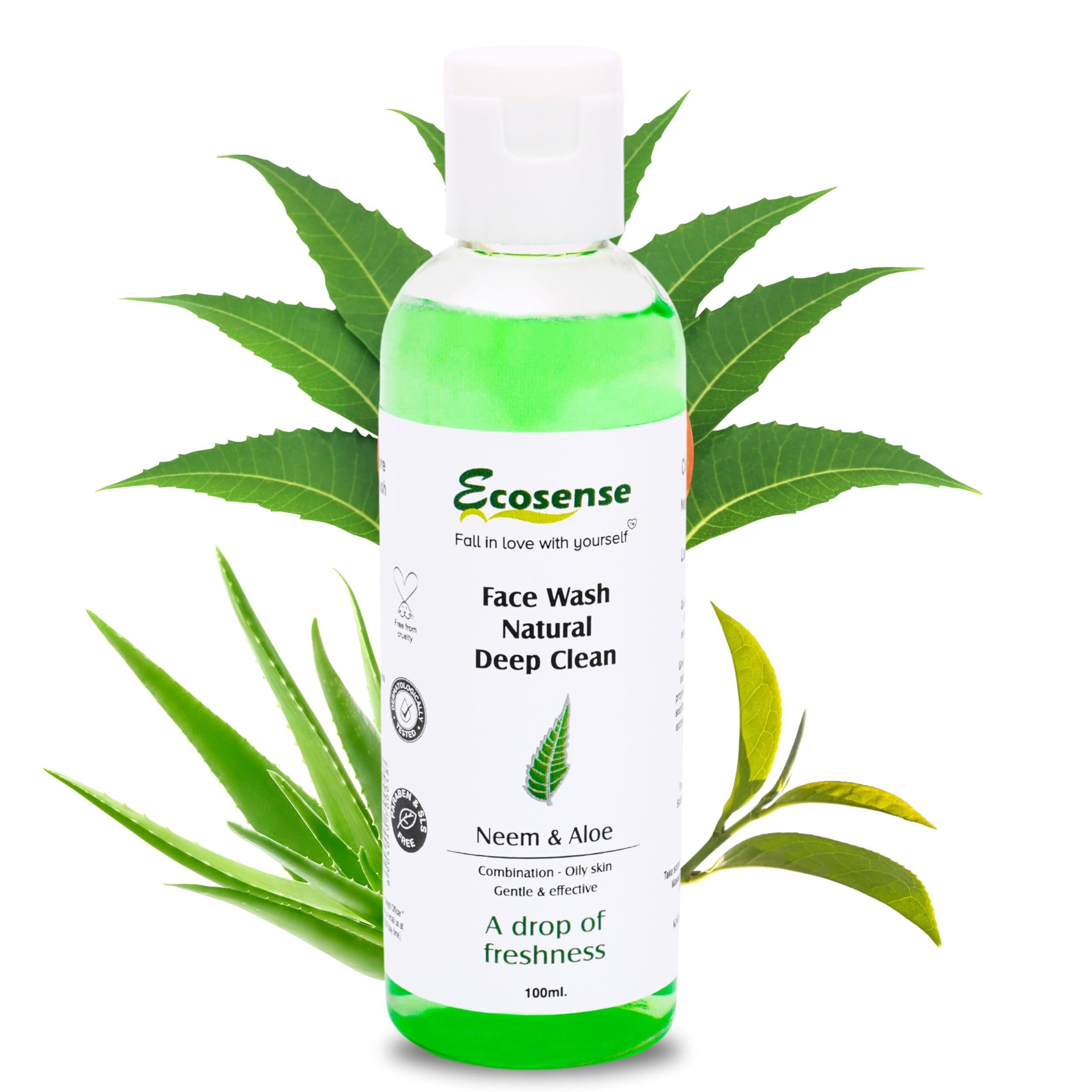 Neem Face Wash for Pimples & Oily Skin | Ayurvedic Acne Control Cleanser with Neem & Active Botanicals | Oil Control, Deep Pore Cleansing, Non-Dryi