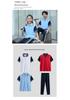 Summer Short Sleeve Student Uniform Set: High School Sportswear with Logo, Men's and Women's Two-Piece