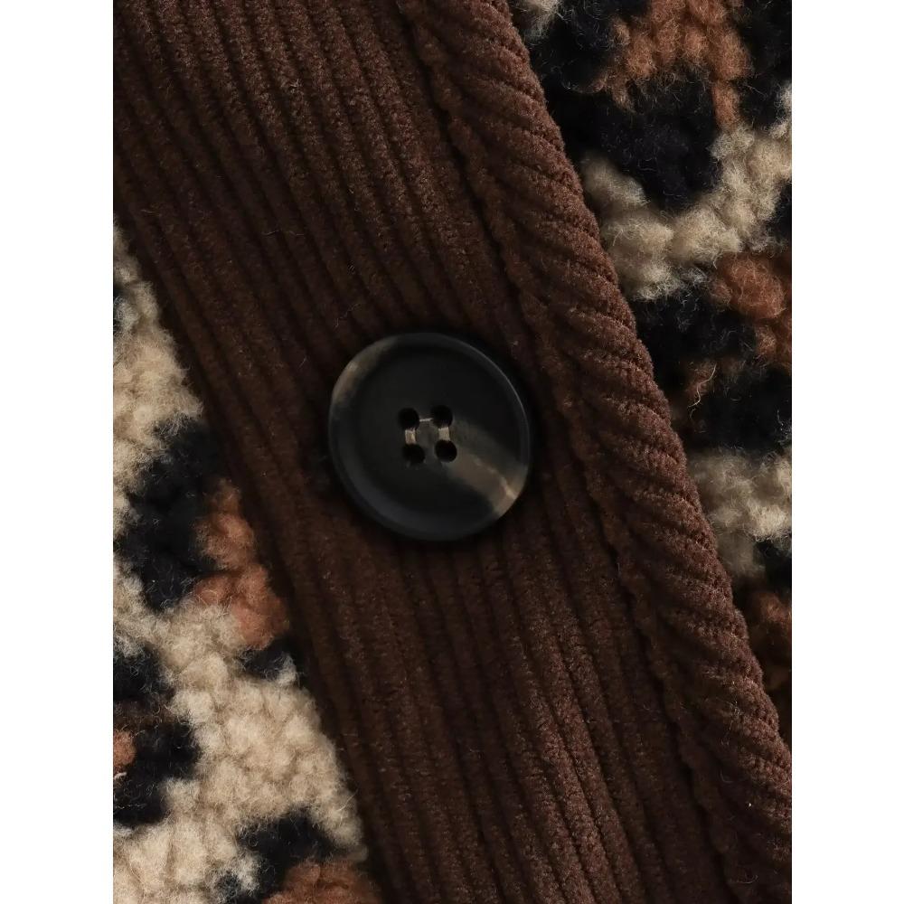 Хлопковое пальто с леопардовым принтом для женщин — фото 13