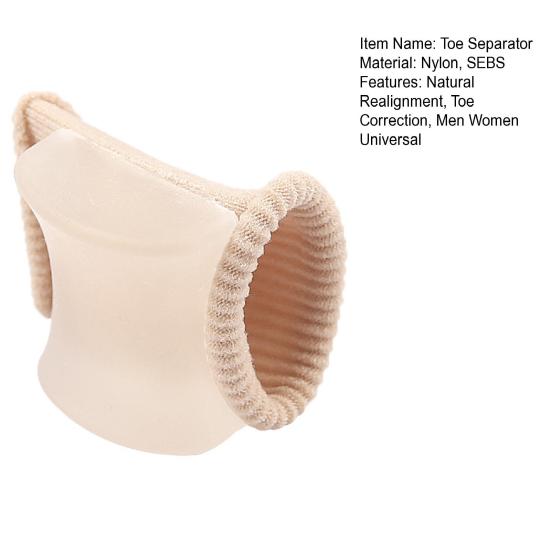 1/2Pcs Toe Separator Orthopedic Bunion Valgus Hammertoe Corrector Pain Relief