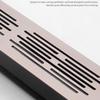 2Pcs Furniture Cabinet Ventilation Decorative Cover Double Layer Air Vent Ventilation Grille Wardrobes Fitting Enduring