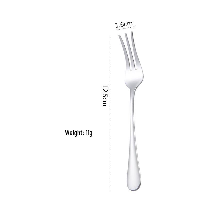 Stainless Steel Mooncake & Fruit Fork