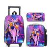Kpop Witch Hunters Casual Backpack Digital Printing Men'S And Women'S Commuter Backpack Rod Backpack Student Bag