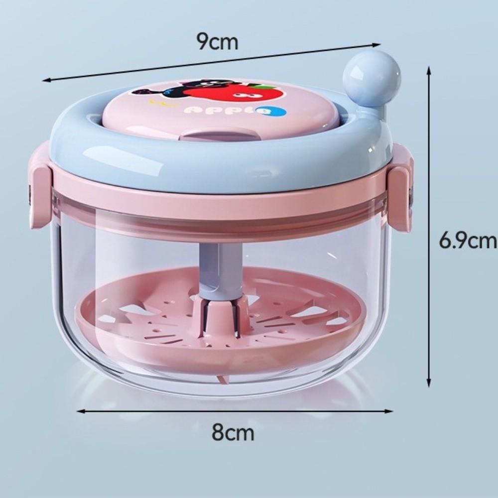 Portable Invisible Braces Storage Case Teeth Care Manual Centrifugal Cleaning Denture Bath Box Double Seal